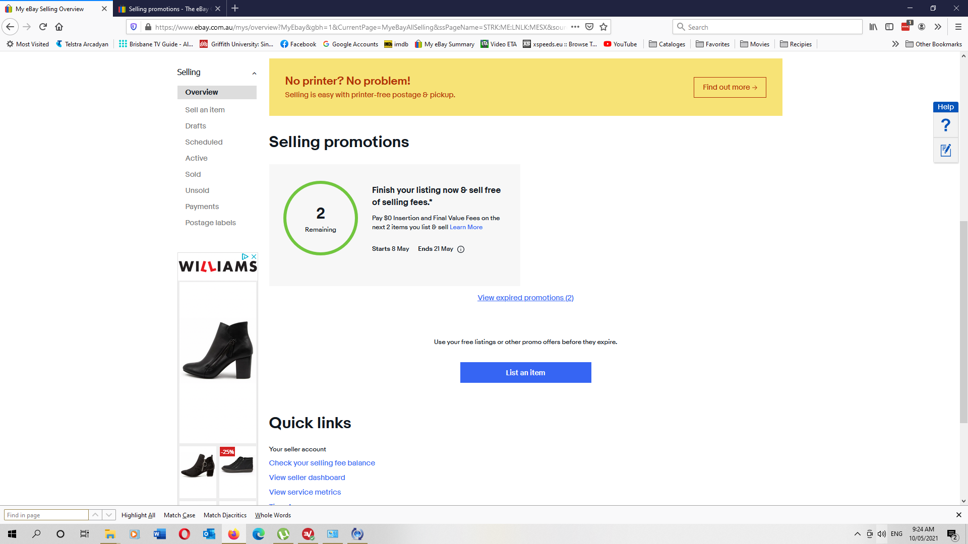 Selling promotions The eBay Community
