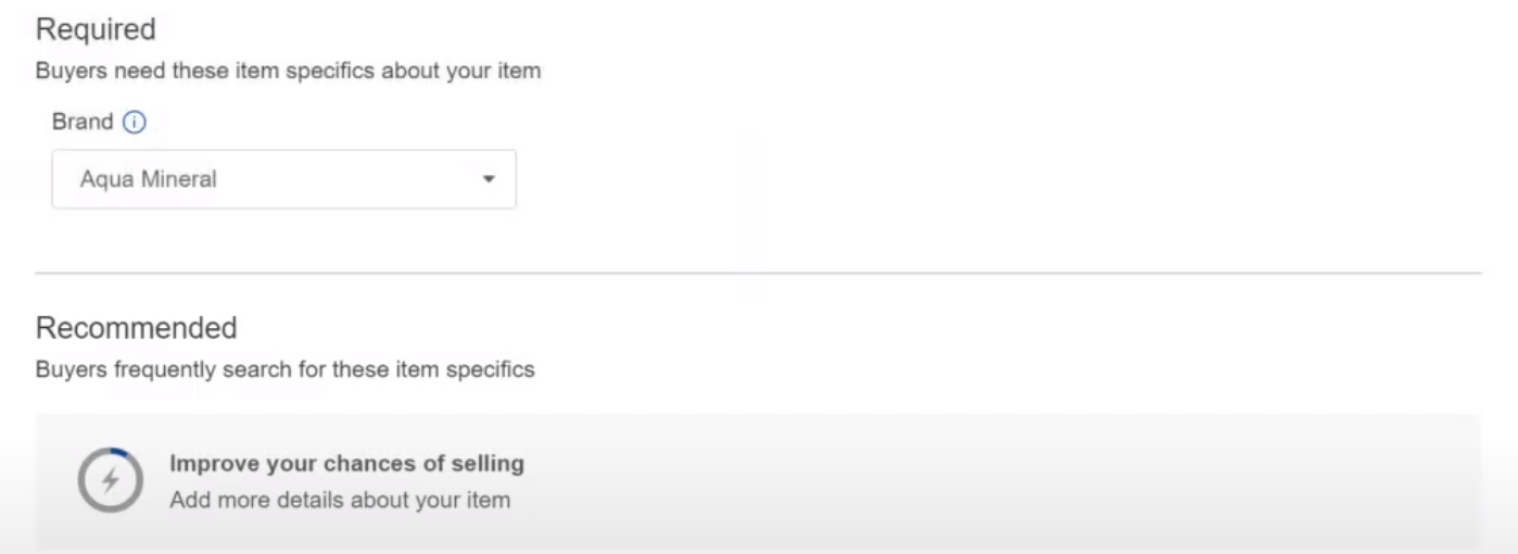 Have Item Specific Requirements Coming up? We’re The eBay Community