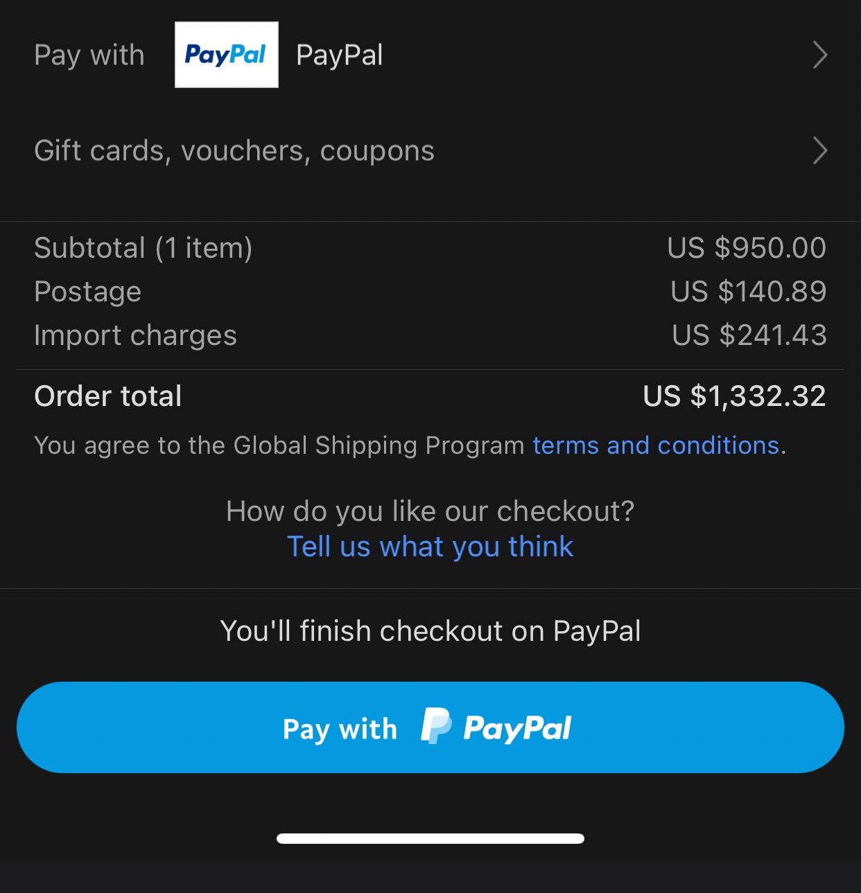 import charges Page 2 The eBay Community