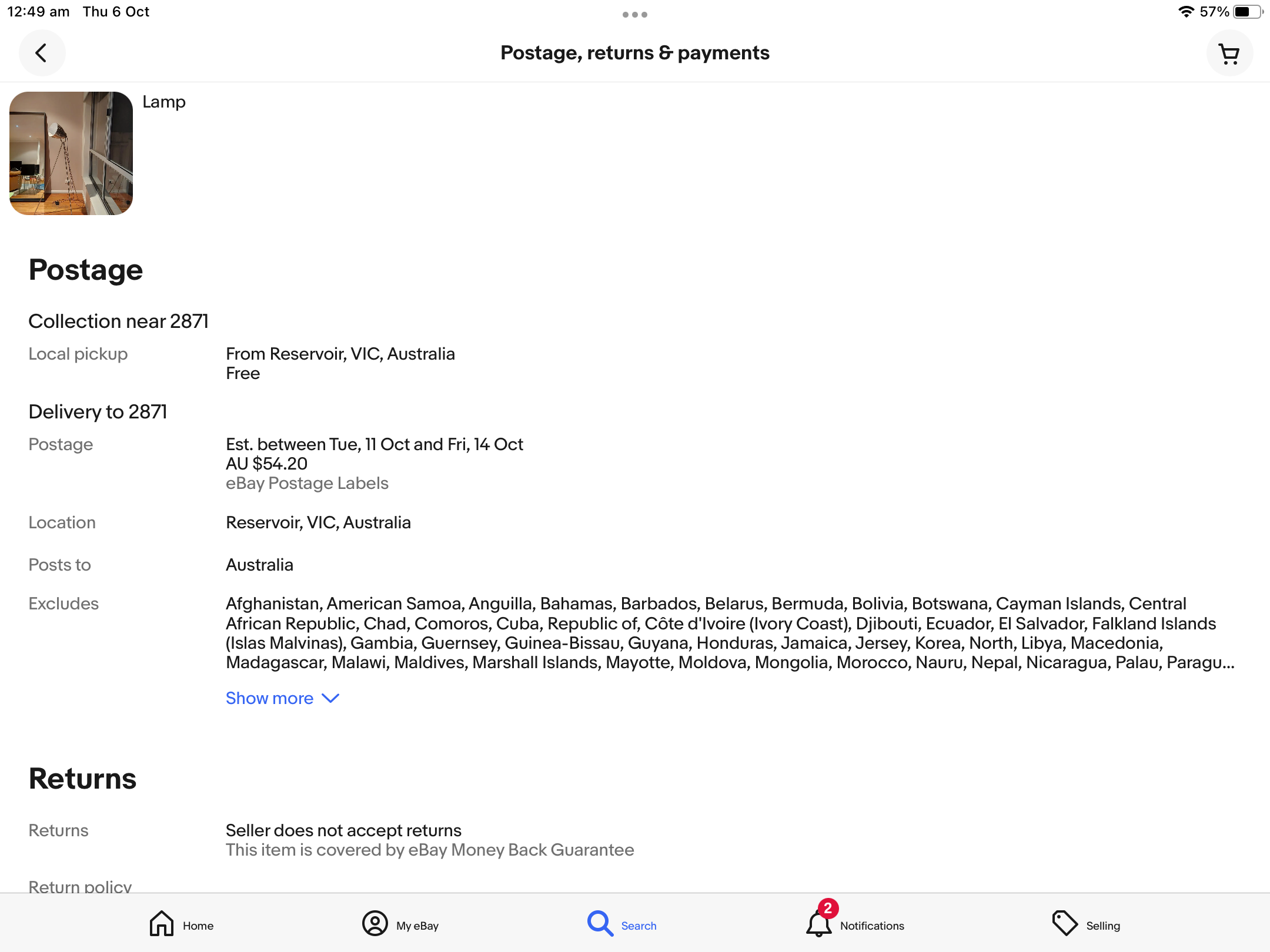 Solved Postage rates The eBay Community