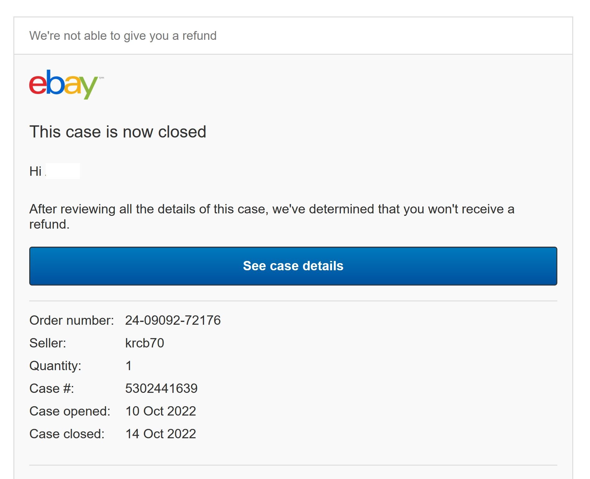 Item not legit and received damaged, seller has de... The eBay Community