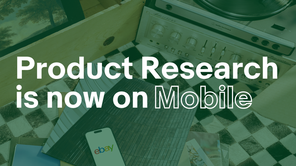 Product Research (formerly Terapeak) is now on mobile!