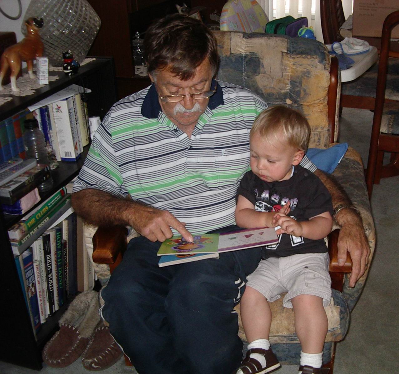 poppy&jackreading.JPG