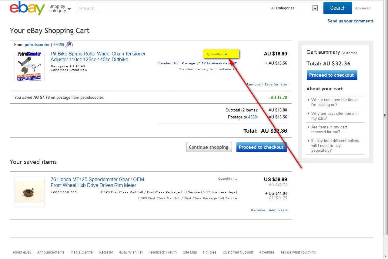 Hi! How can I delete the item in my shopping cart? - The