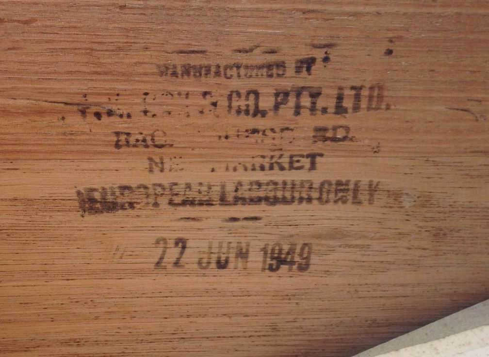 Stamp on old wood filing cabinet good eyes neede The eBay